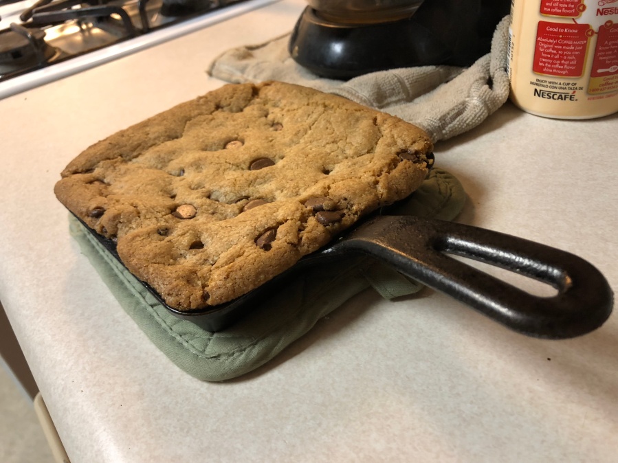 Quick skillet cookie for two recipe